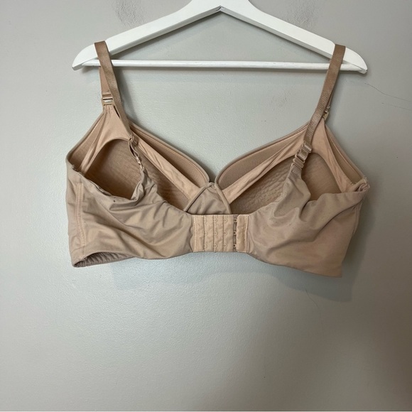 Auden Lightly Lined Wirefree Cream Nursing Bra 40DD - Picture 4 of 7